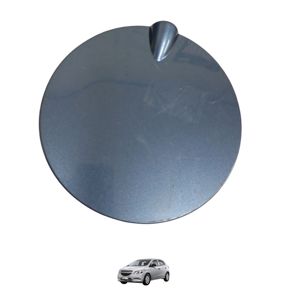 Tampa Portinhola Tanque Combustível Gm Onix 2013 A 2019 Azul 2014
