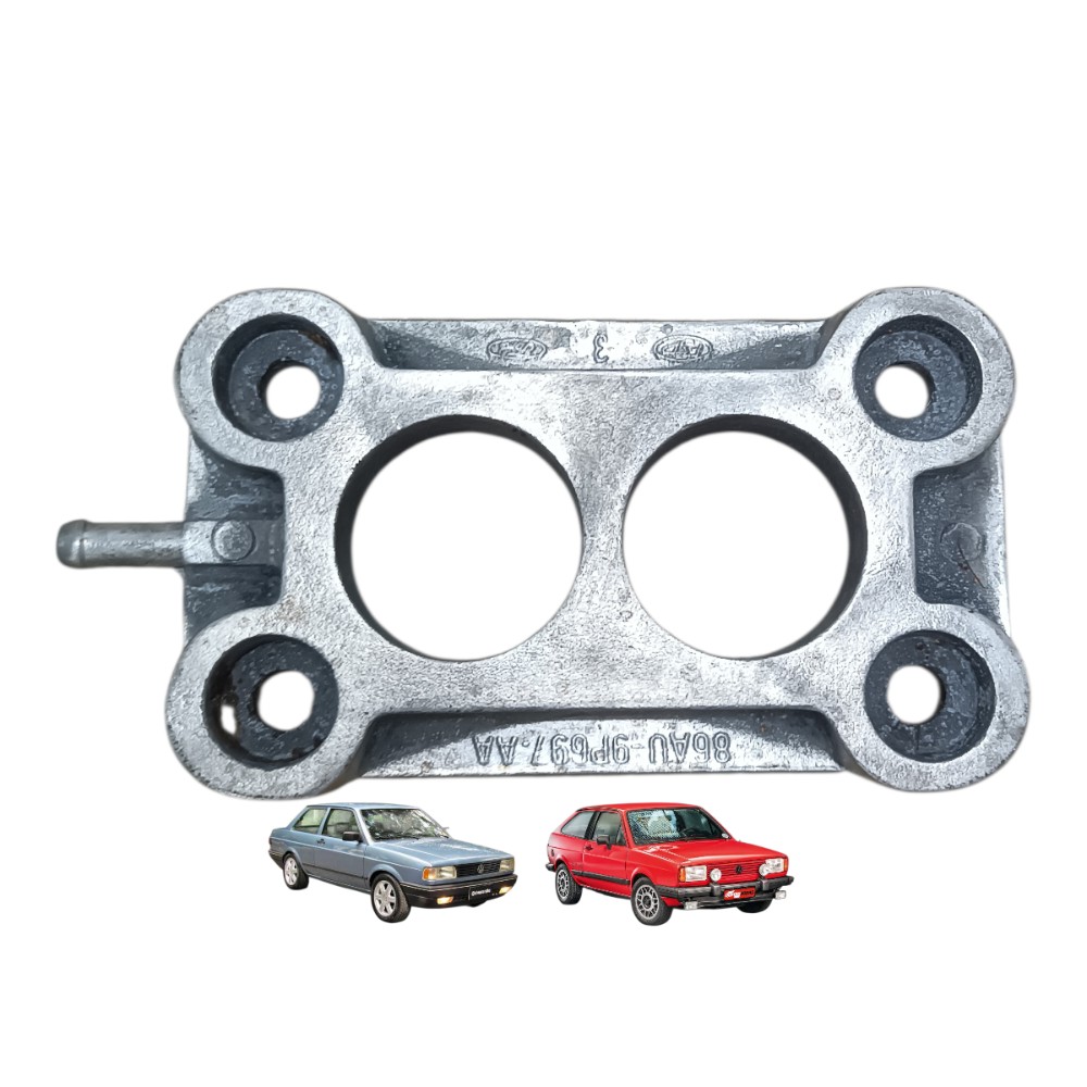 Flange Carburador Gol Parati Voyage Escort 1986 A 1996 1.0