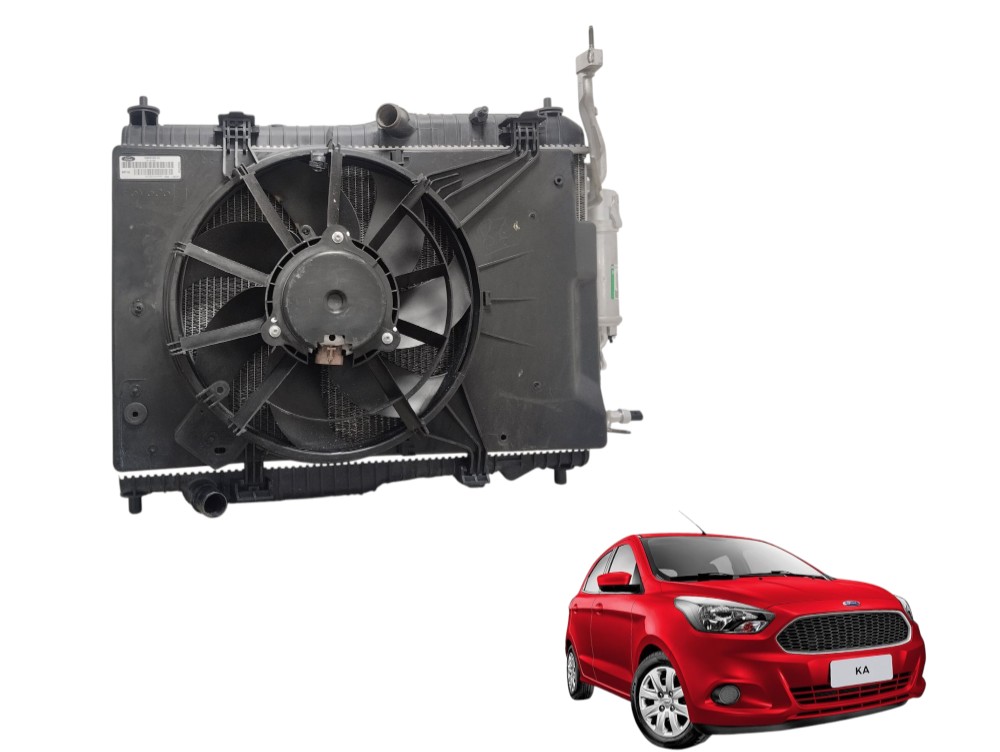Kit Radiador Condensador Ar Ford Ka Eco 3cc Manual