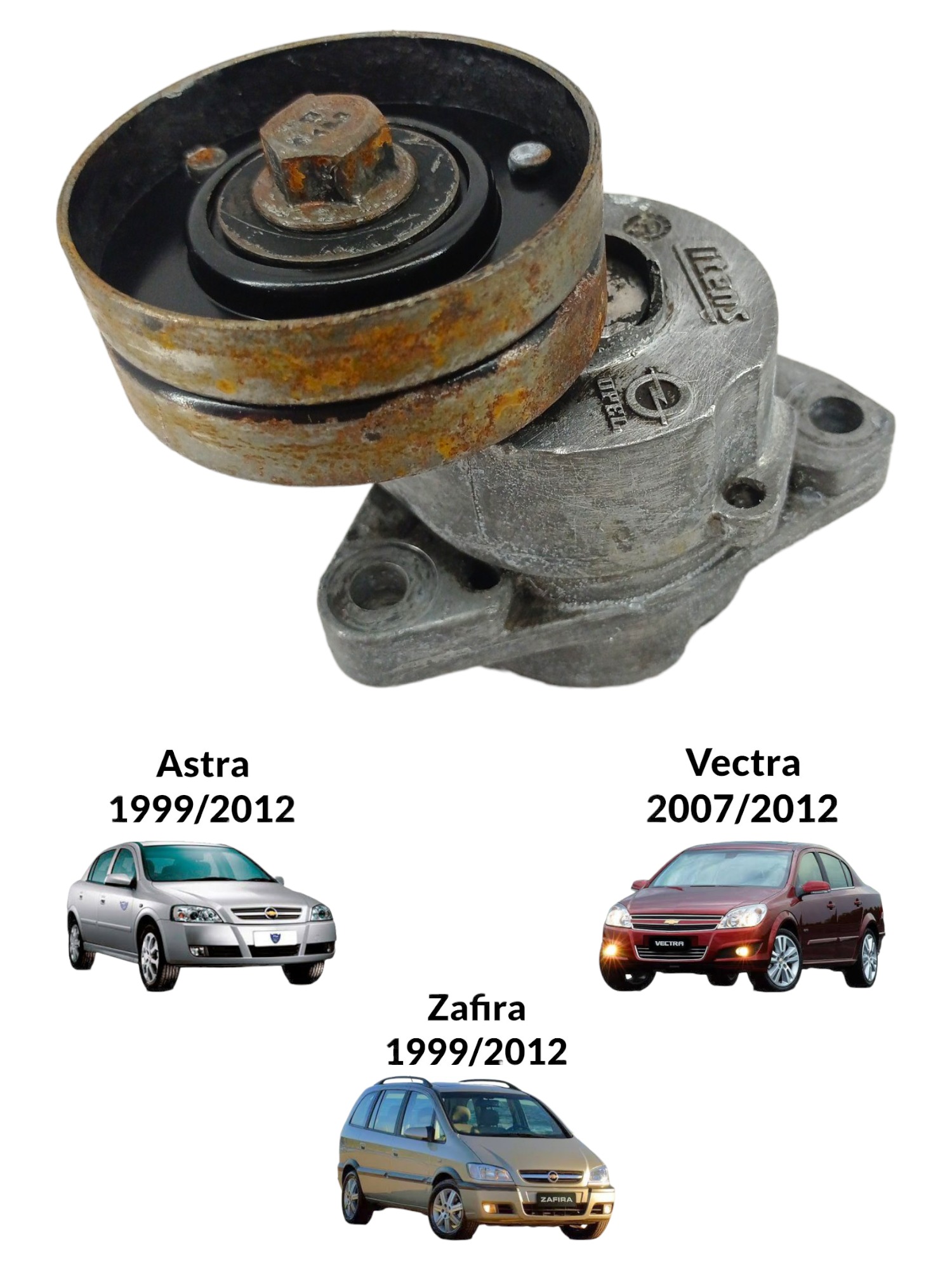 Tensor Do Alternador Gm Astra Vectra Zafira Ano 1999 a 2012