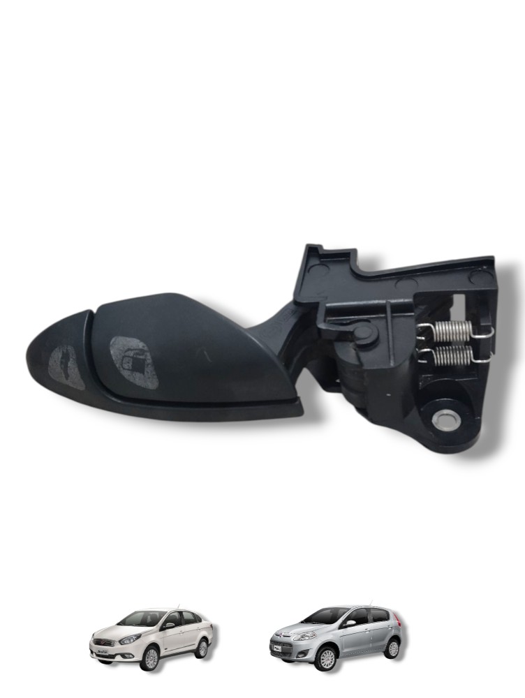 Puxador Portinhola Porta Malas Fiat Palio Grand Siena 12/20 Preto Fosco