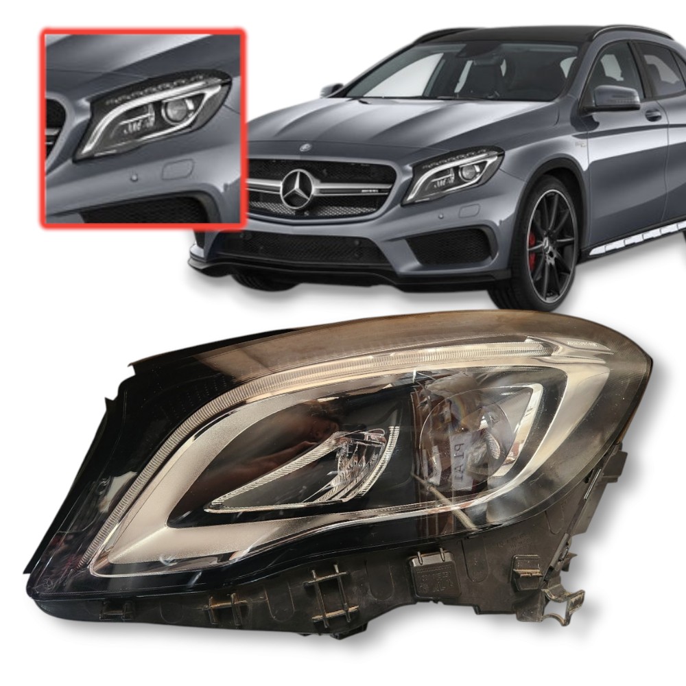 Farol Esquerdo Mercedes Gla 2017 2018 Esquerdo/motorista 1