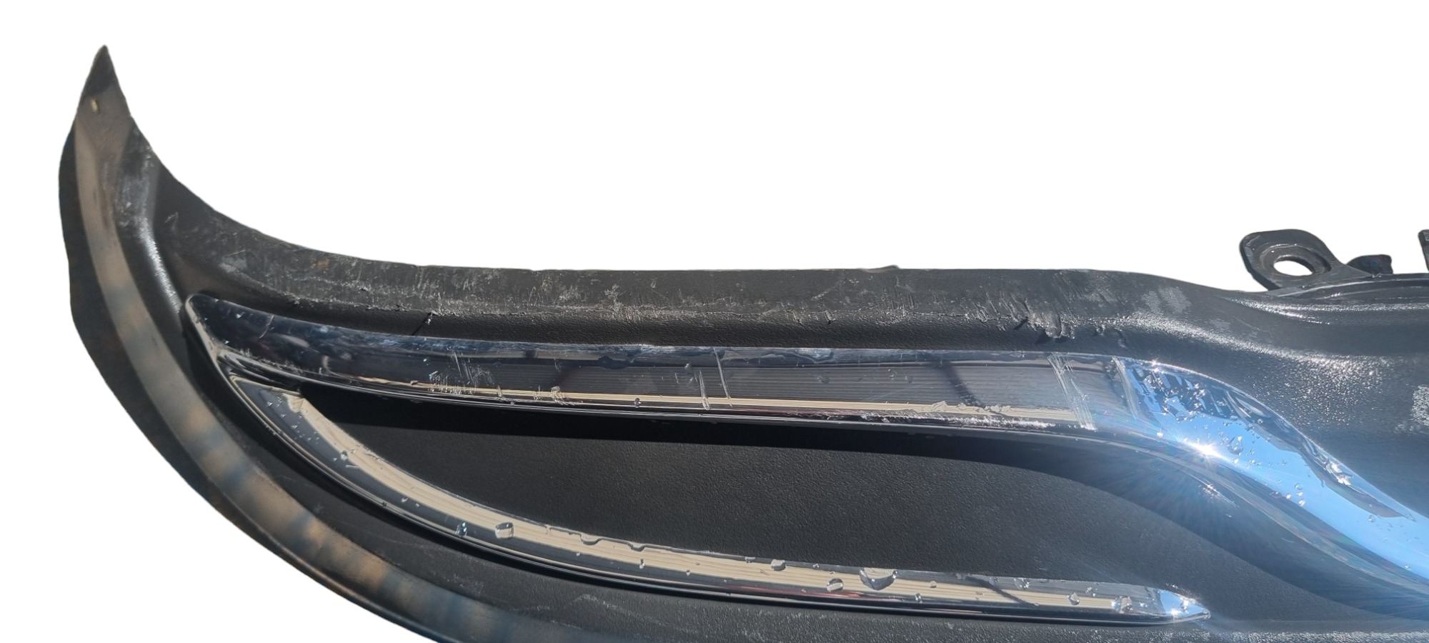 Spoiler Mercedes Traseira C180 C200 2015 2016 Cromado Cromado 4