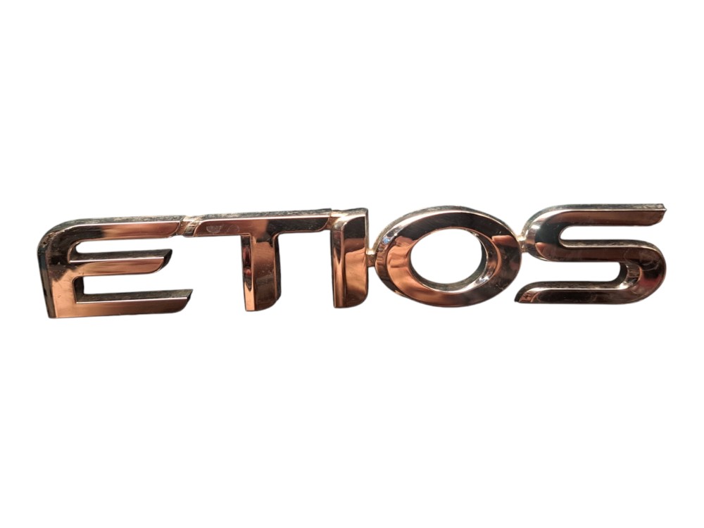 Emblema Símbolo Nome Toyota Etios Cromado