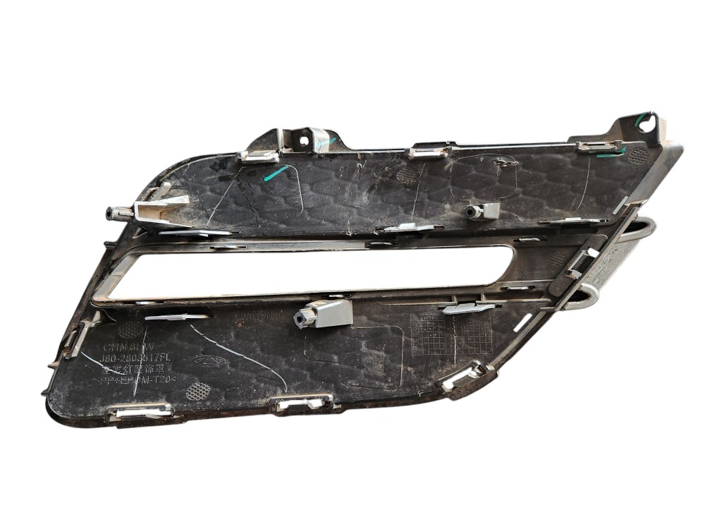 Grade Moldura Milha Esquerdo Chery Arrizo 6 2020 Preto Esquerdo 5