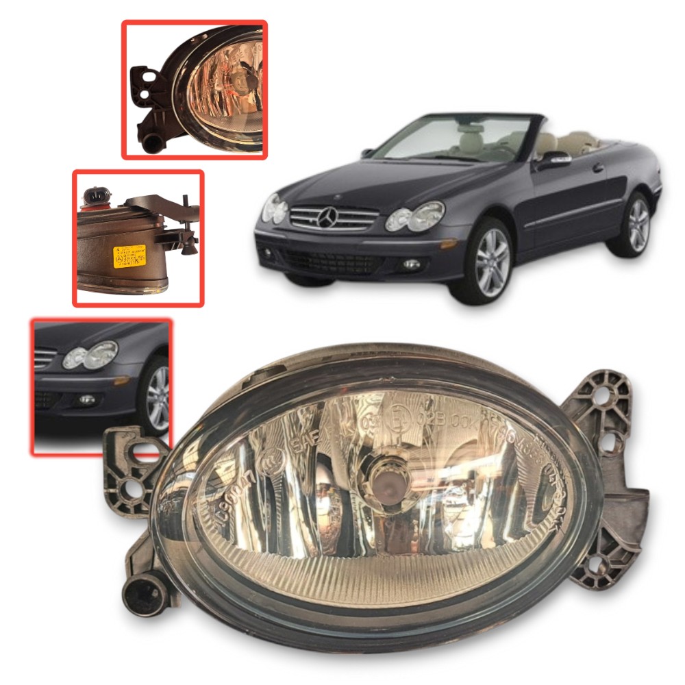 Farol Milha Esquerdo Mercedes Clk W169 A1698201556 Original Transparente