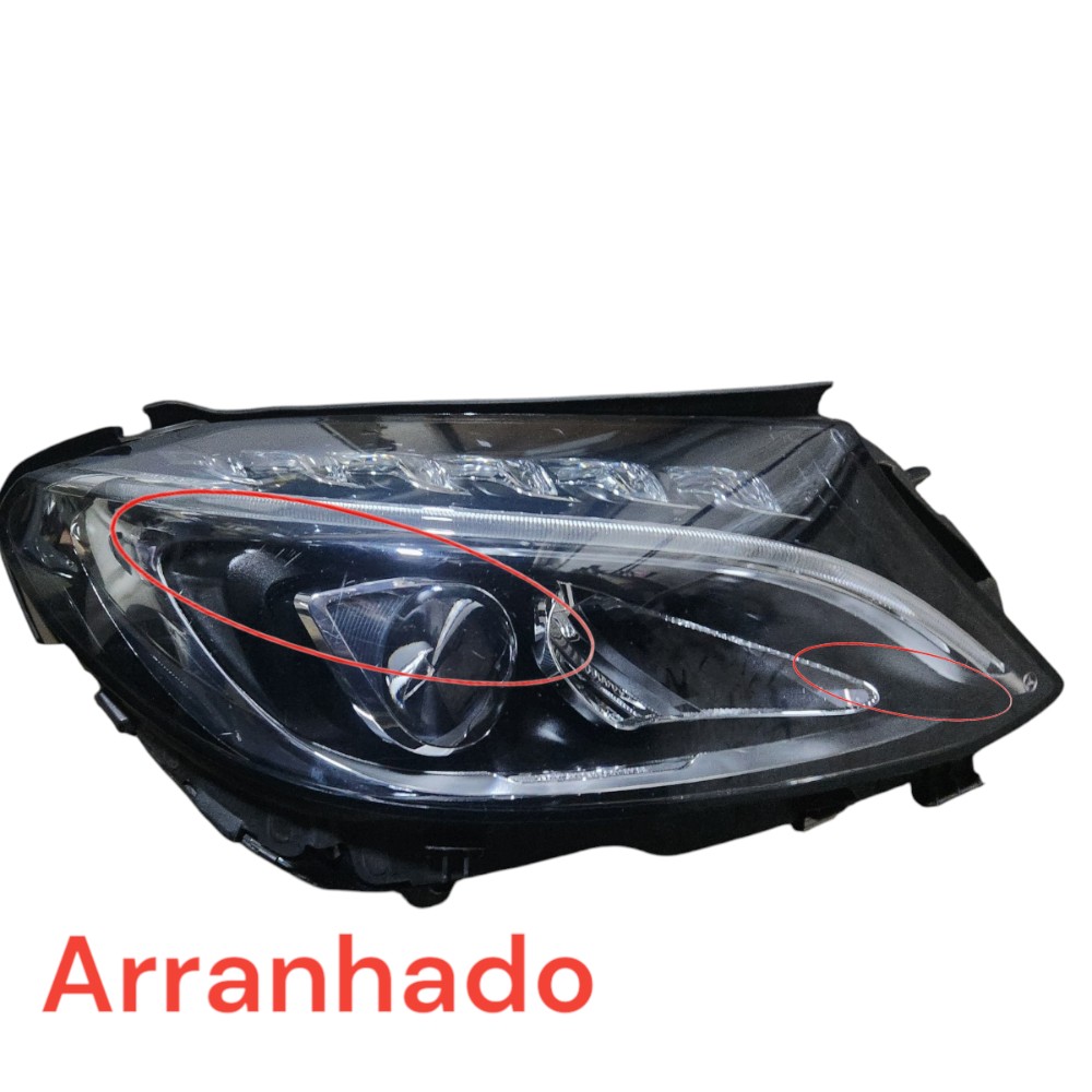 Farol Direito Mercedes-Benz C180 C200 2015 2016 3