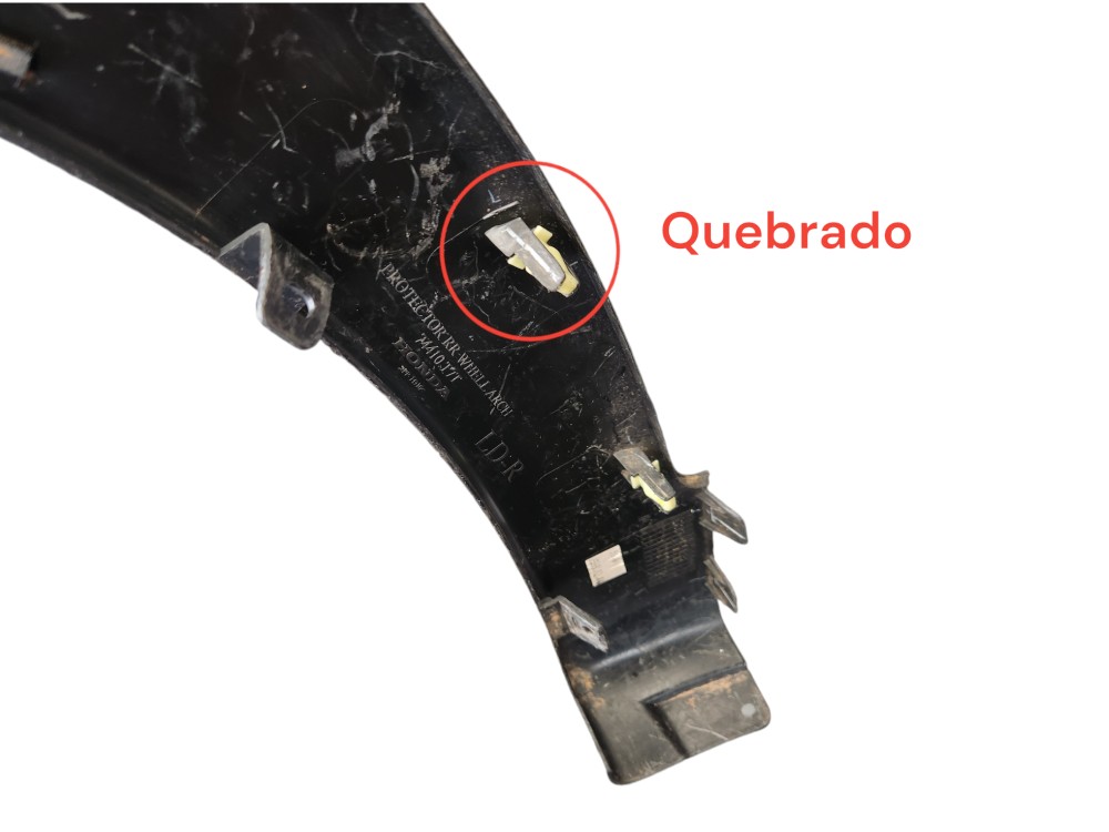 Moldura Parachoque Traseiro Direito Honda Hrv 2015 2016 2017 Preto 5