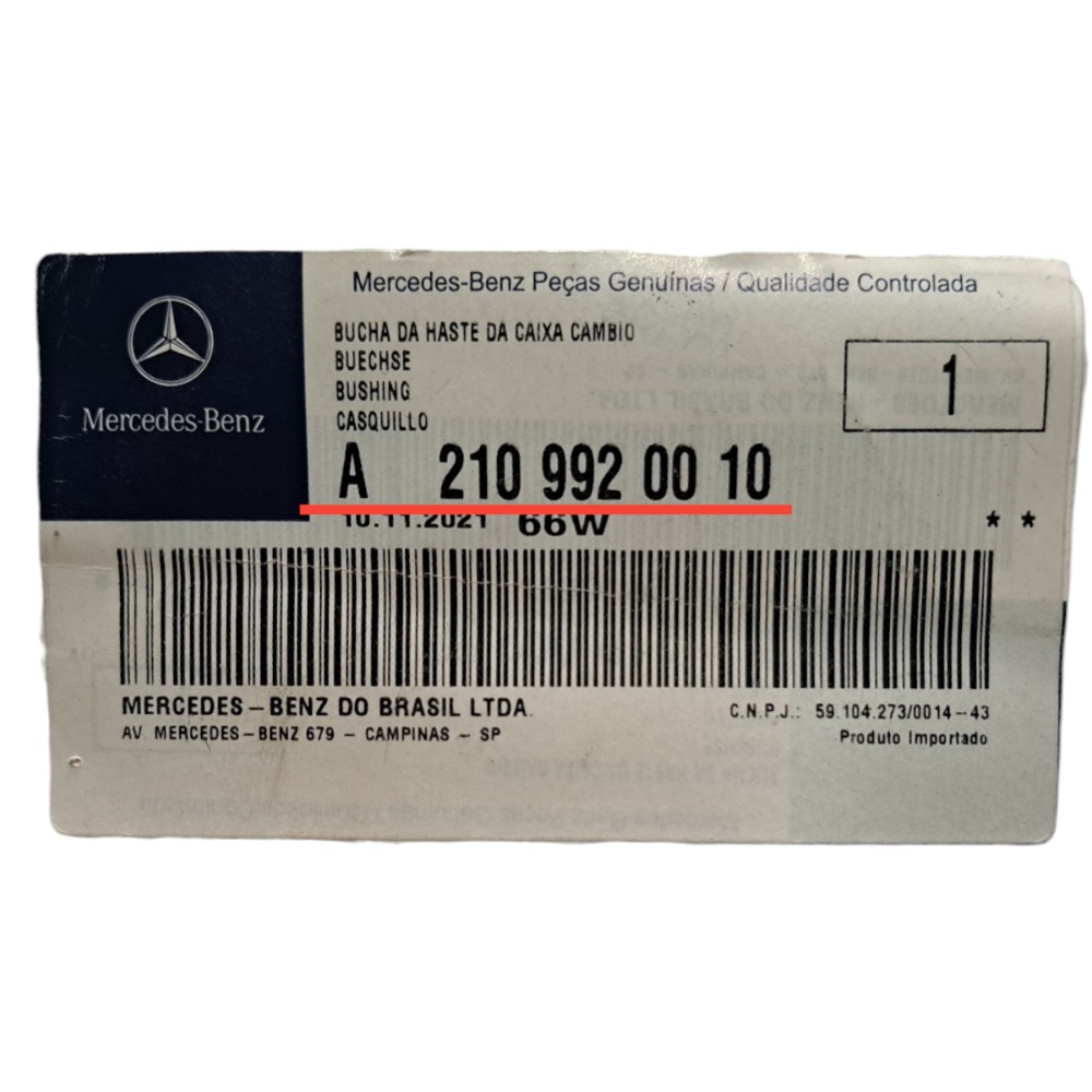 Bucha Haste Da Caixa Cambio Mercedes A2109920010 5