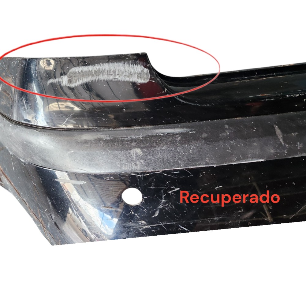 Parachoque traseiro Volkswagen Polo Sedan 2004 2005 3