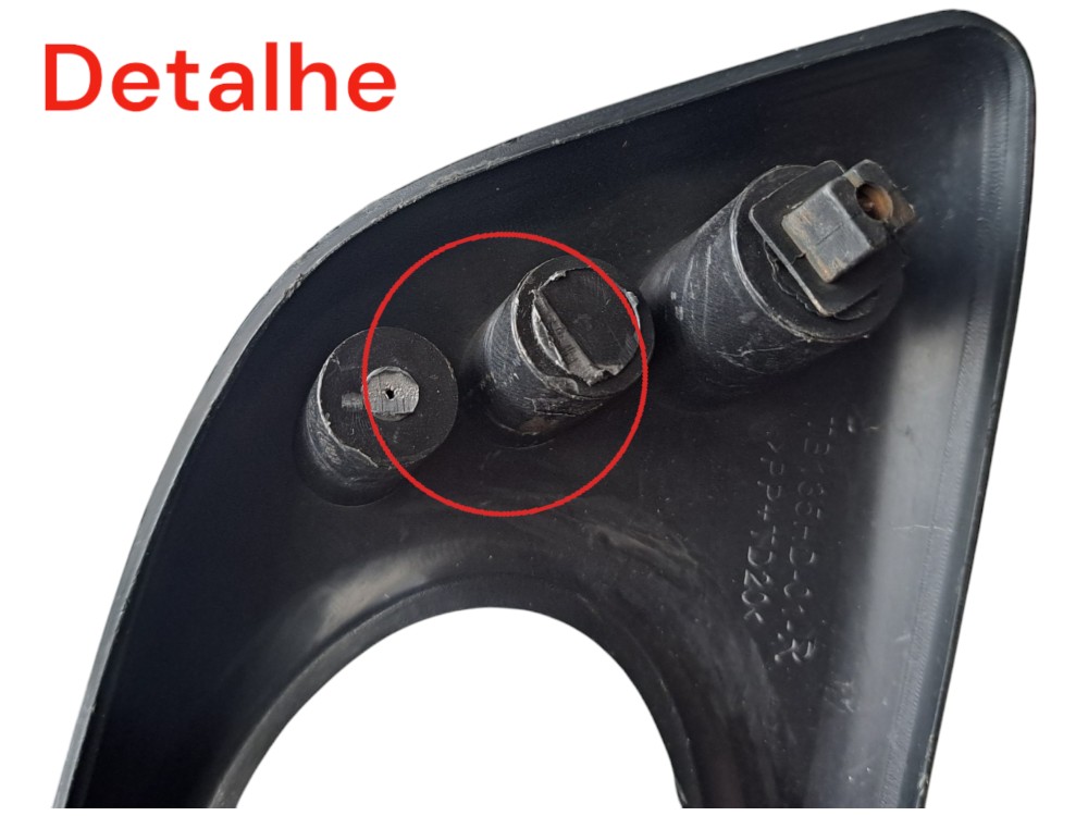 Grade Moldura Direita Milha Honda Fit 2010 2012 7