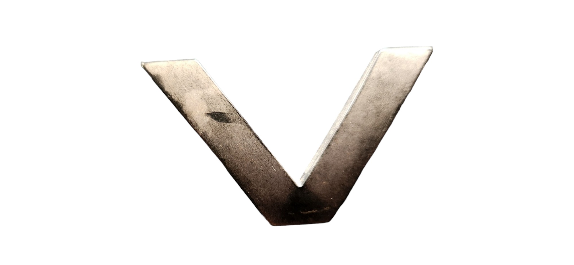 Land Rover Emblema Letra V cinza 1