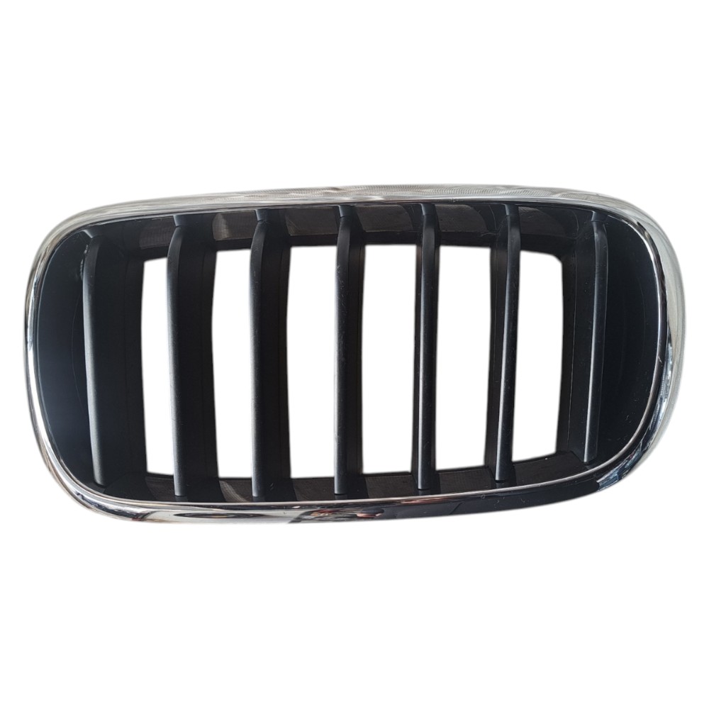 Grade Frontal Superior Esquerda Bmw C5 X6 F16 2015 2018 Preto Original 1