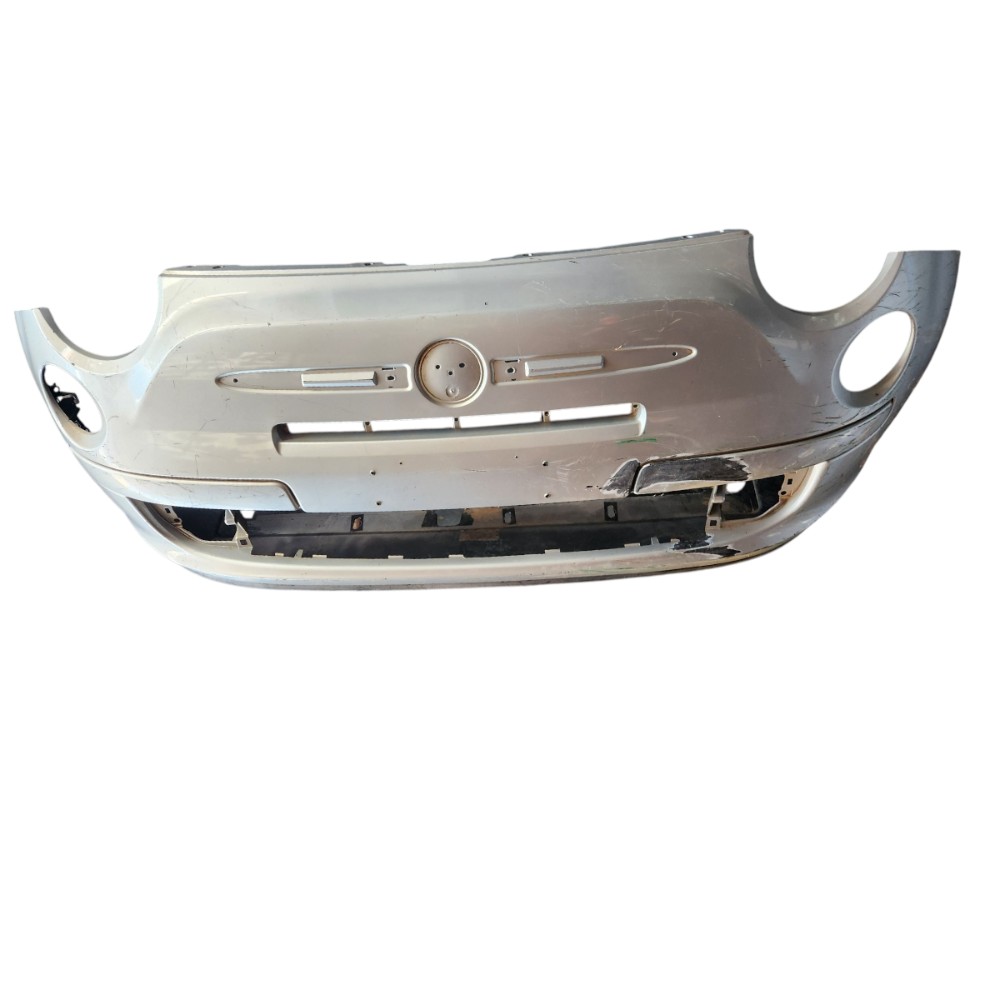Parachoque Dianteiro Fiat 500 2010 2012 Prata 9