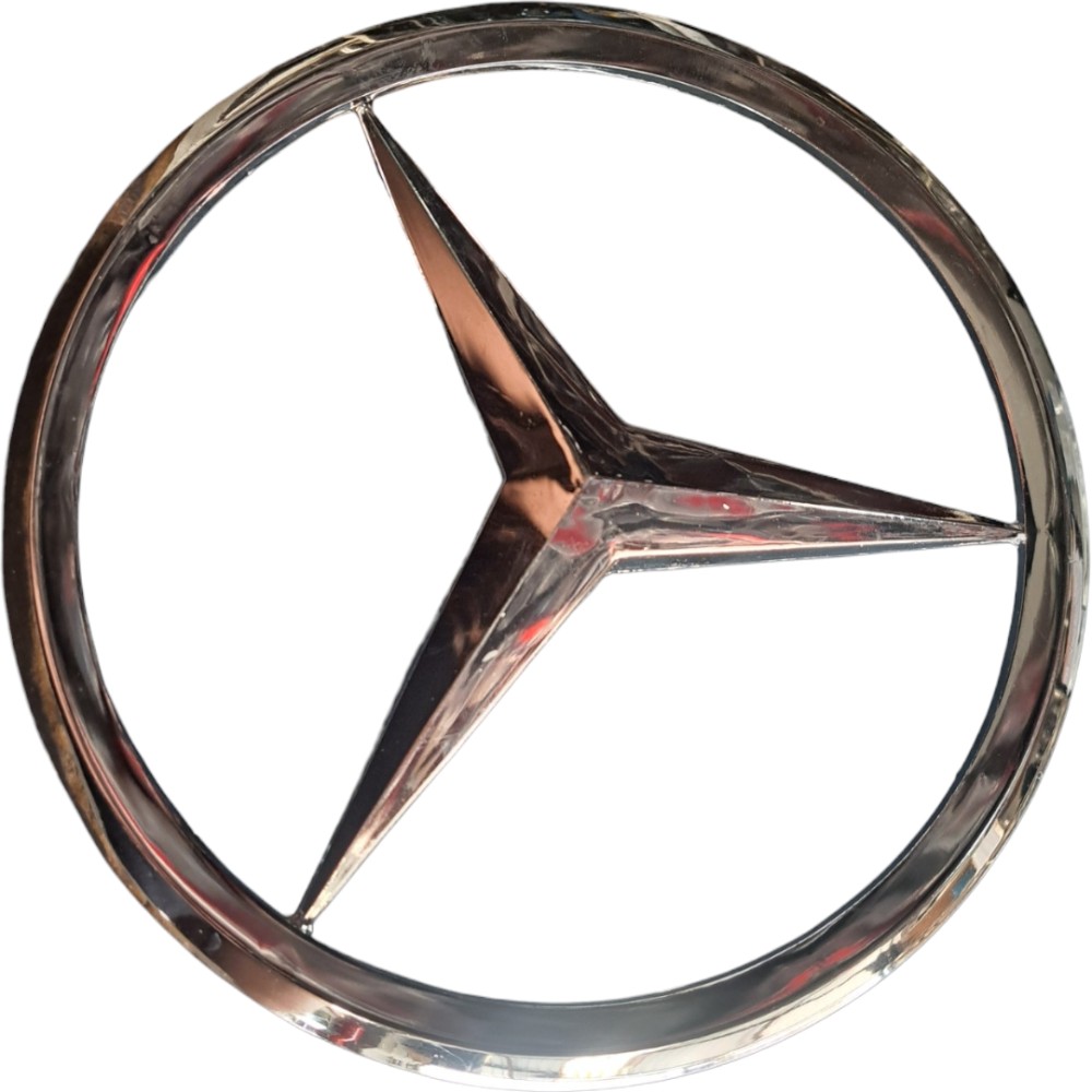 Simbolo Emblema Caminhão Mercedes Cromado