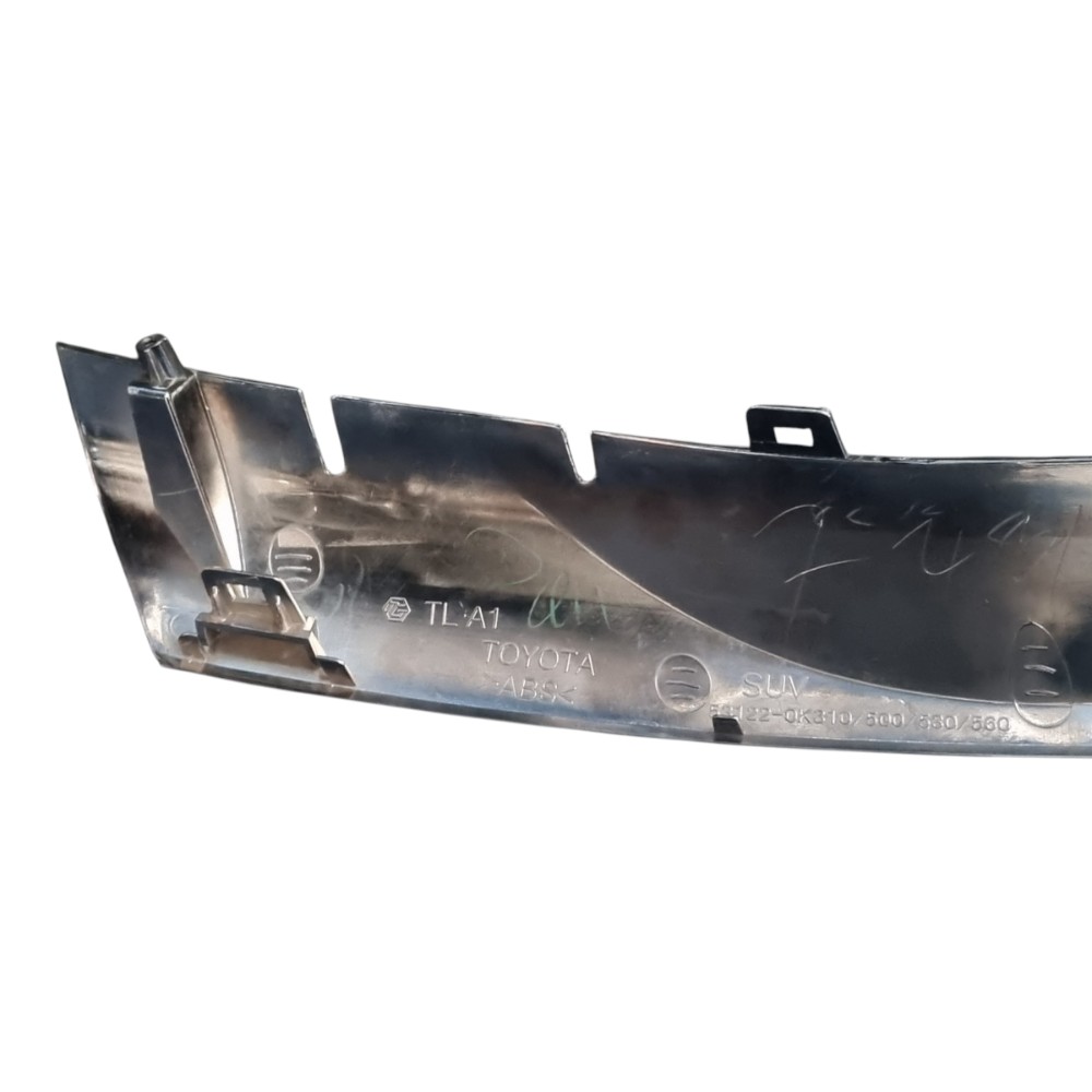 Moldura Aplique Cromado Esquerdo Grade Toyota Sw4
