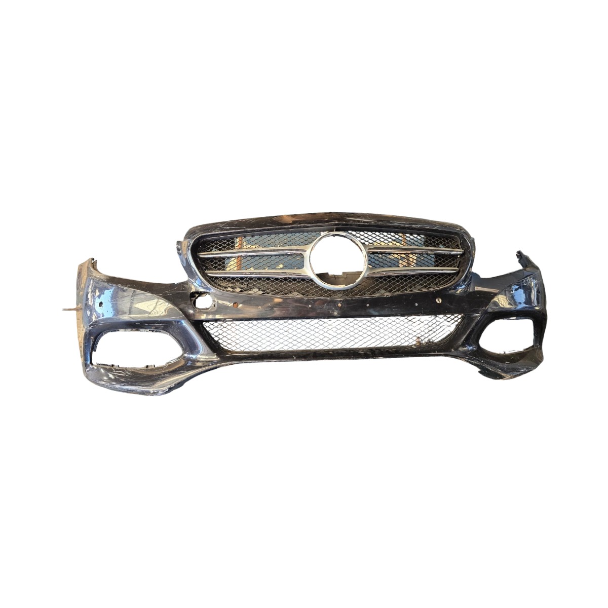 Parachoque Dianteiro  Mercedes C180 C200 2015 2016 Preto