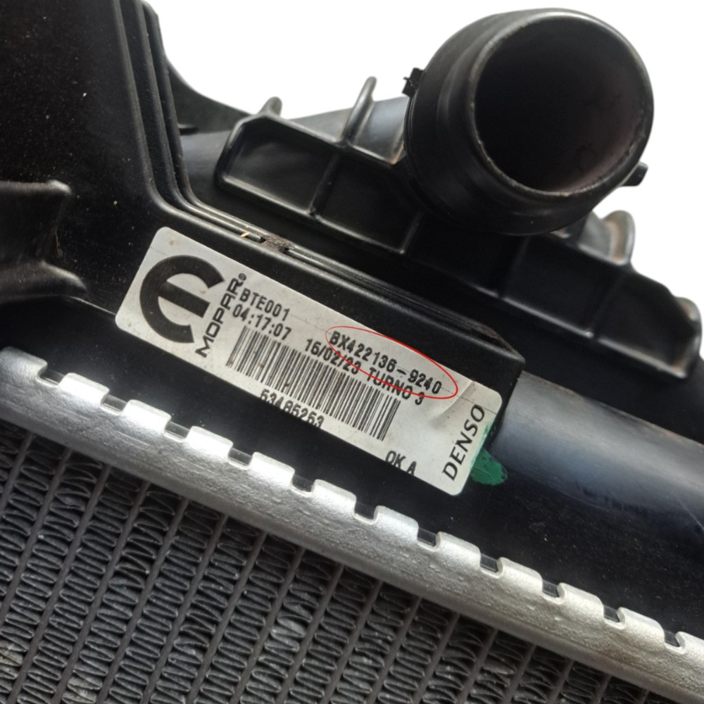 Kit Radiador Fiat Toro Jeep Renegade 2022 8