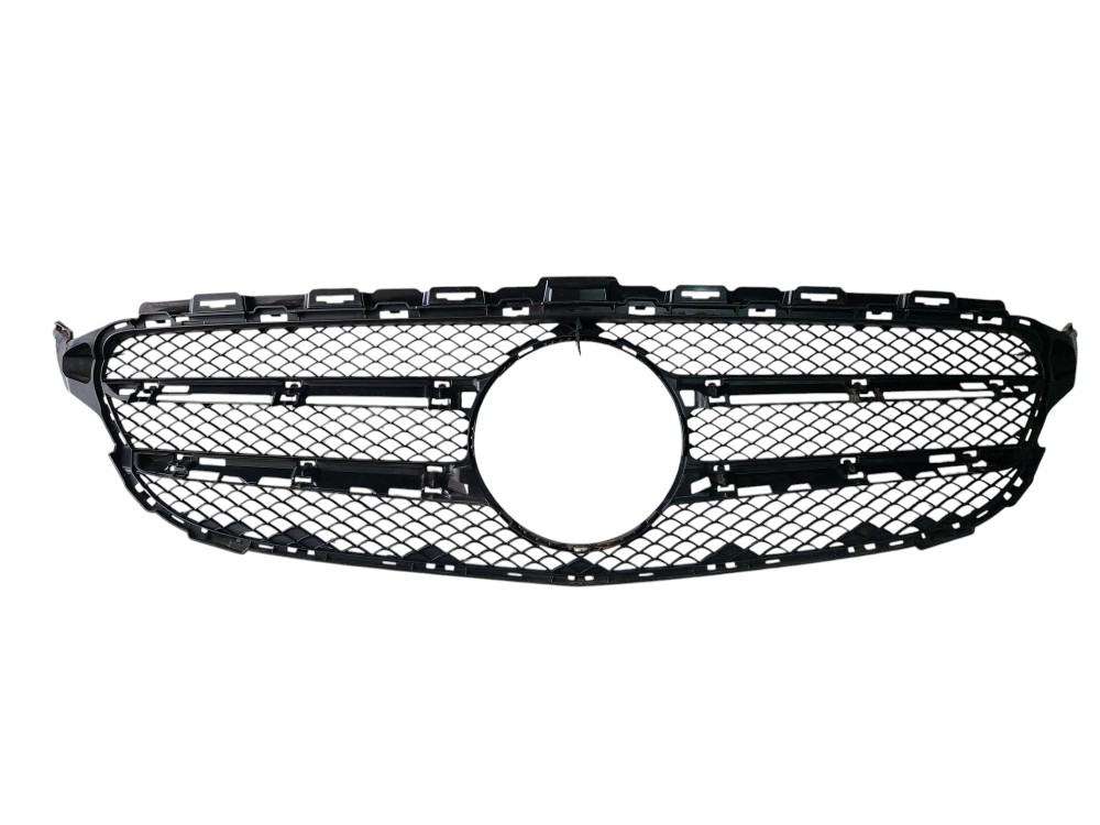 Grade Frontal Mercedes C180 C200 2016 2015 Preto Plástico