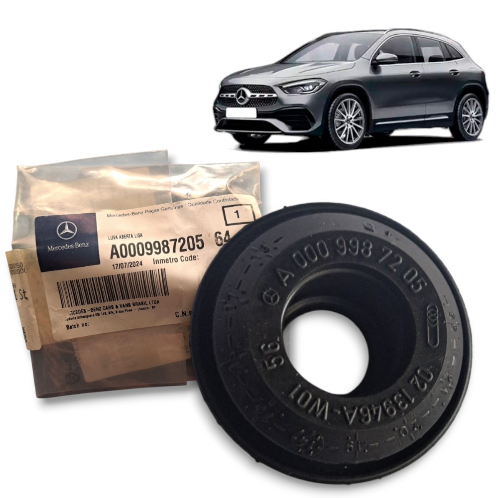 Bucha Limpador Traseiro Mercedes A0009987205 Preto