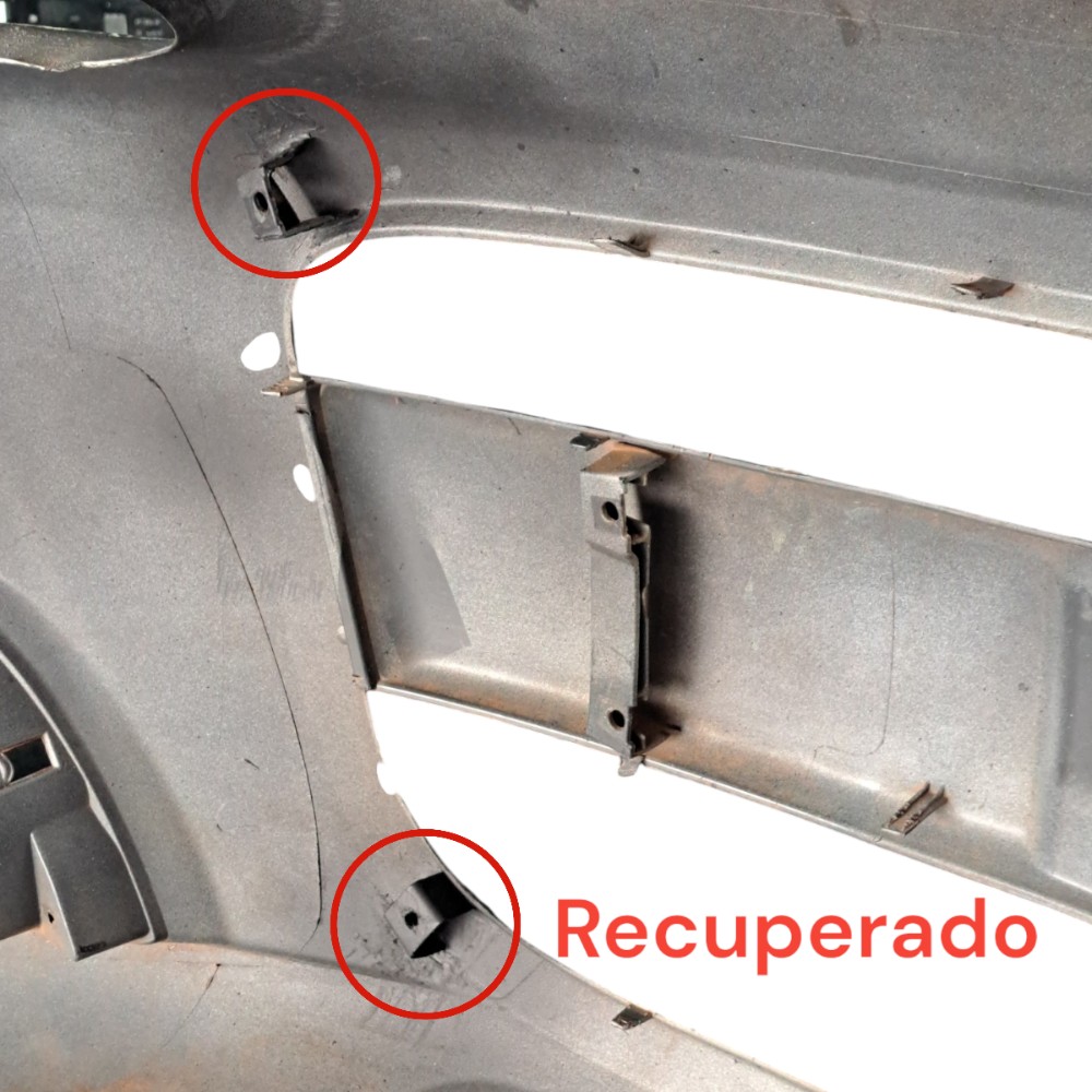 Parachoque Dianteiro Fiat Palio Attractive 2012 2017 Prata 5