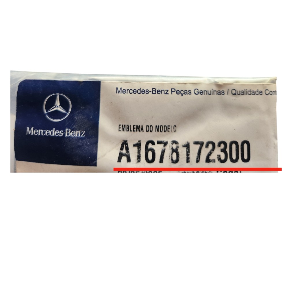 Emblema Nome Tampa Mercedes Gls 450 Cromado 4