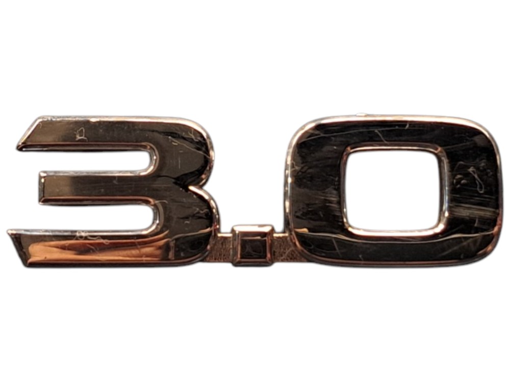 Emblema Símbolo Número 3.0 Hilux Cromado