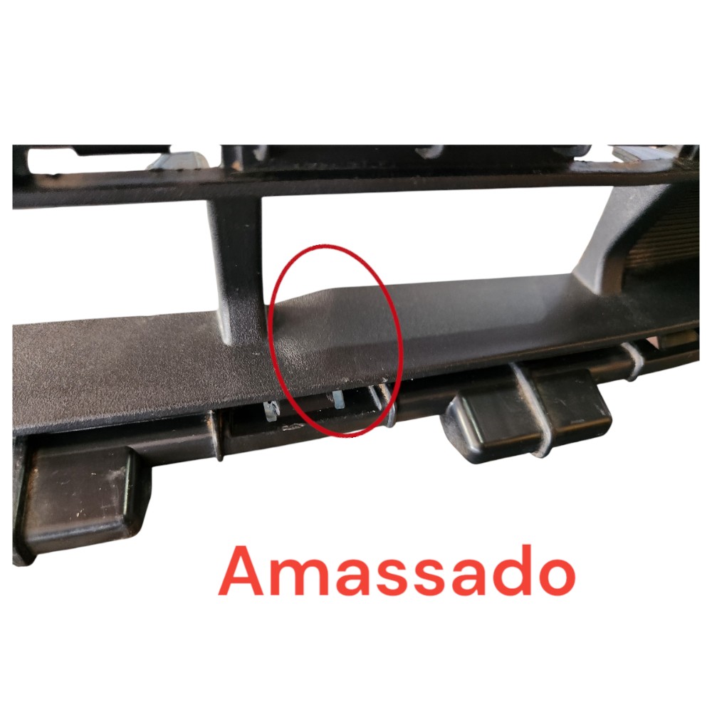 Grade Inferior Parachoque Dianteiro Hyundai Hb20 2022 Preto 8