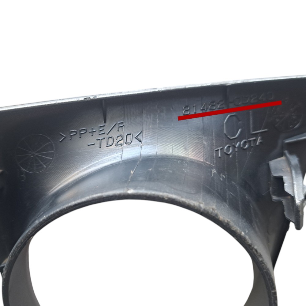 Grade Moldura Milha Esquerda Toyota Etios Cross 2015 2018 5
