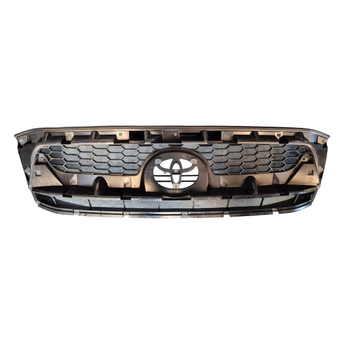 Grade Dianteiro Parachoque Frontal Toyota Hilux 2010 2012 Preto