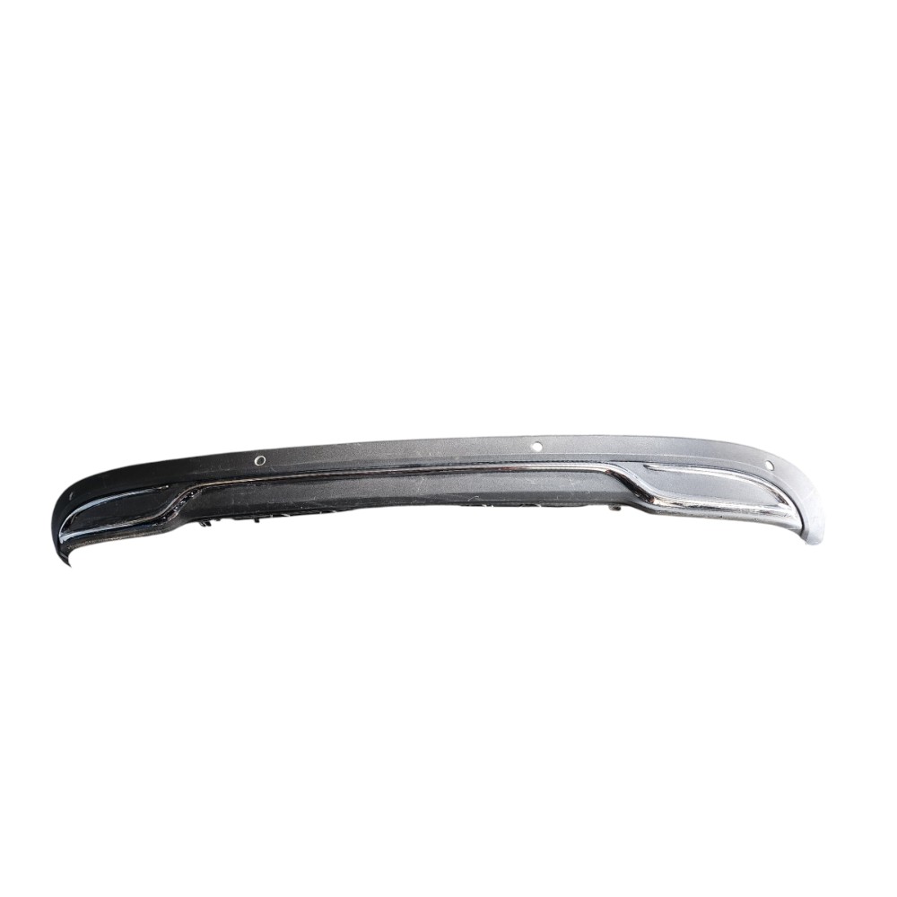 Spoiler Inferior Traseiro Mercedes C180 C200 2015 2016 2017 Preto 2