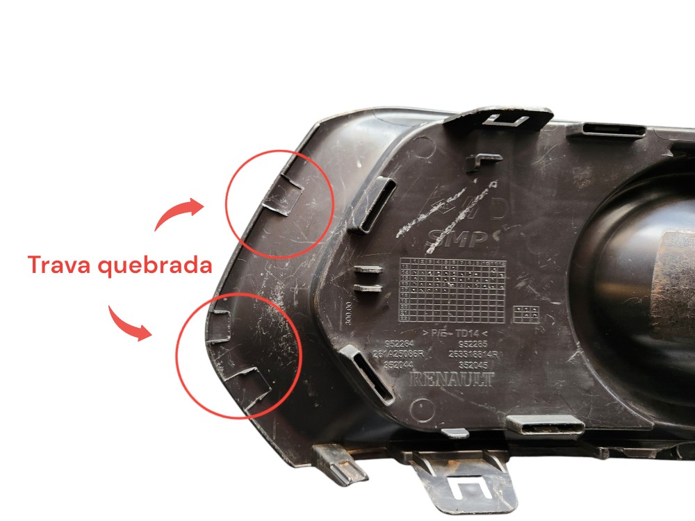 Grade Milha Direita Renault Sandero 2016 2017 Preto Direito 6