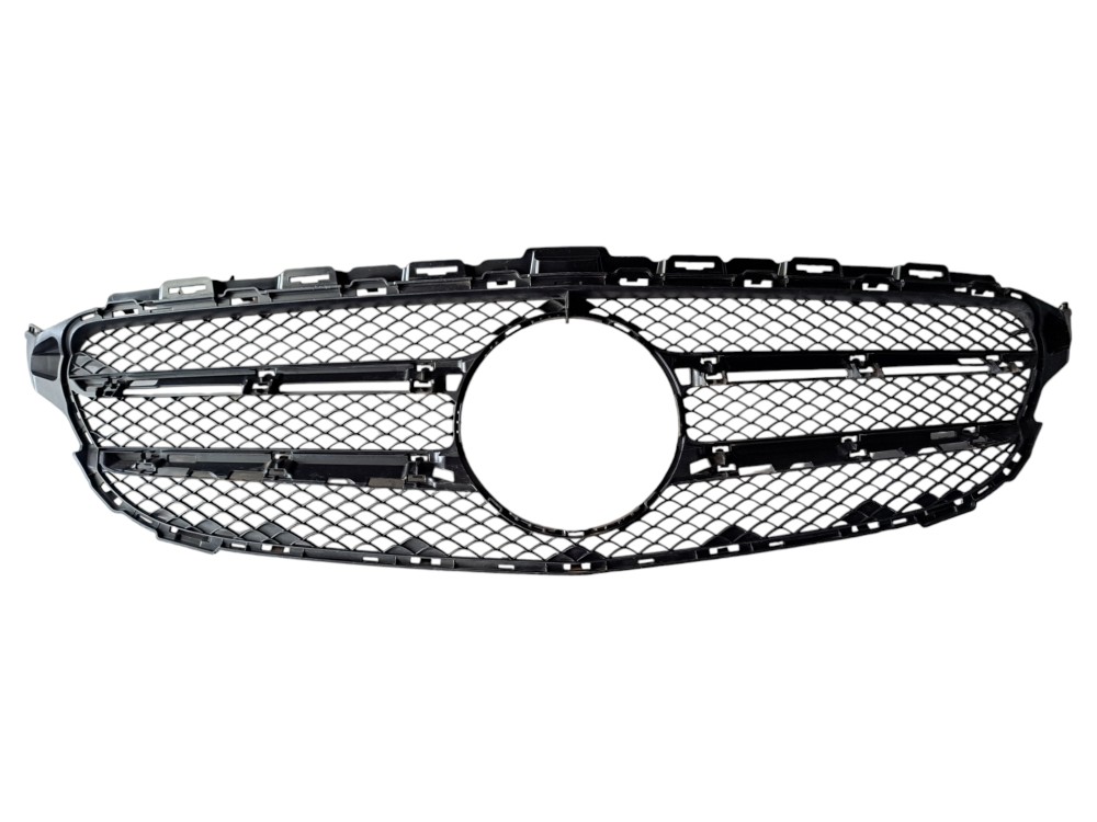 Grade Comeia Mercedes C180 C200 2015 2016 Preto N/a