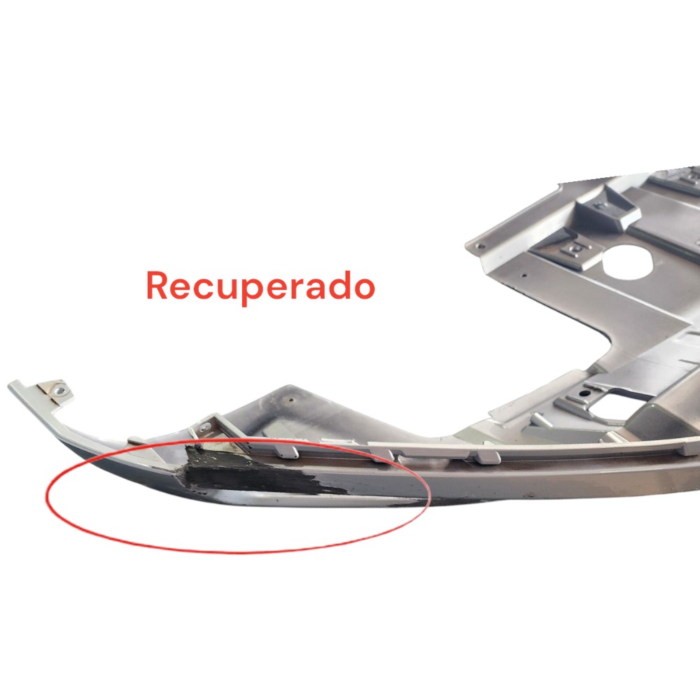 Spoiler Aplique Inferior Parachoque Dianteiro Jaguar F Pace Prata 5