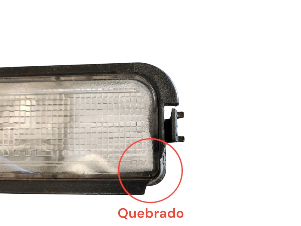 Luz  Placa Volkswagen Gol Saveiro 2011 2012 2013 2014 4