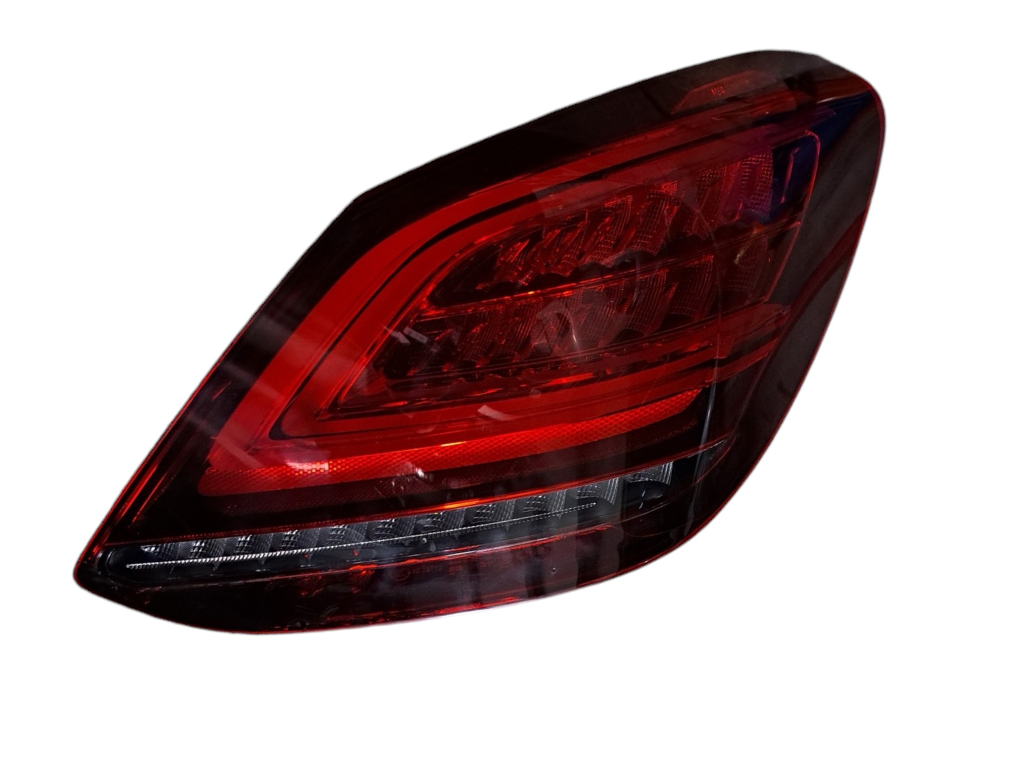 Lanterna Direita Mercedes C180 C200 C250 2018 2019 Direito Vermelho 1