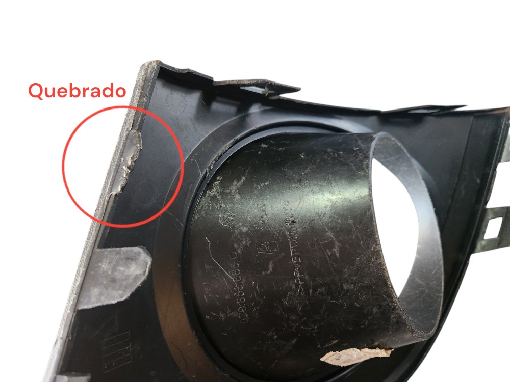 Grade Milha Direita Volkswagen Crossfox 2008 2009 2010 Direito 5