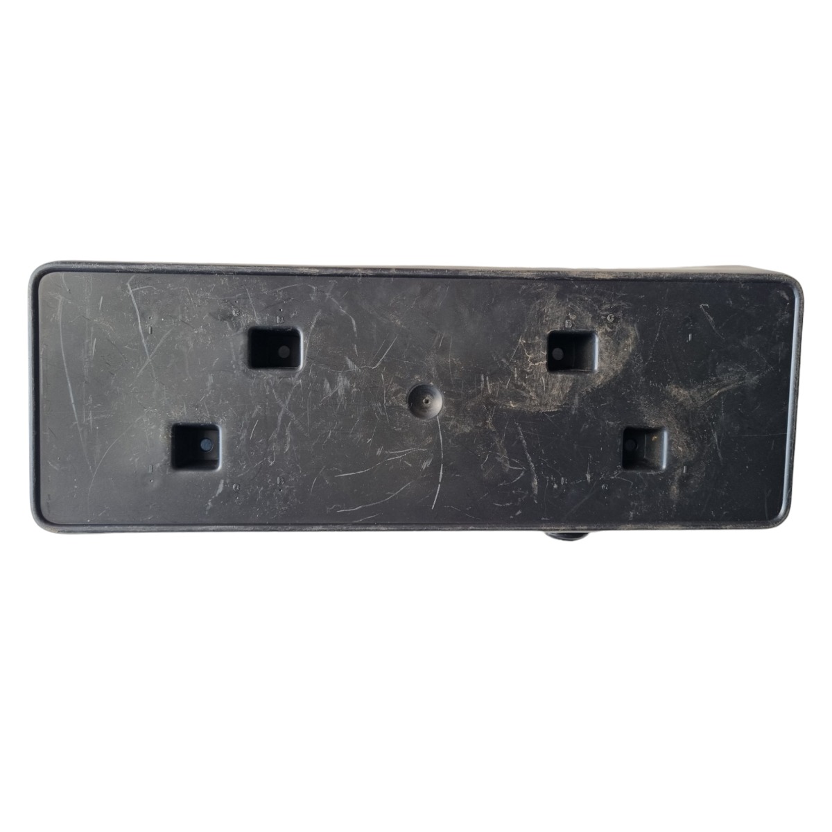 Suporte Placa Jeep Compass  Preto