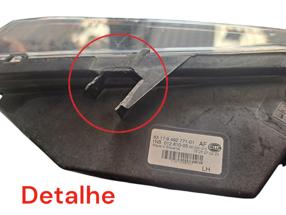 Milha Esquerda Bmw X3 X4 2020 2021  Transparente 9