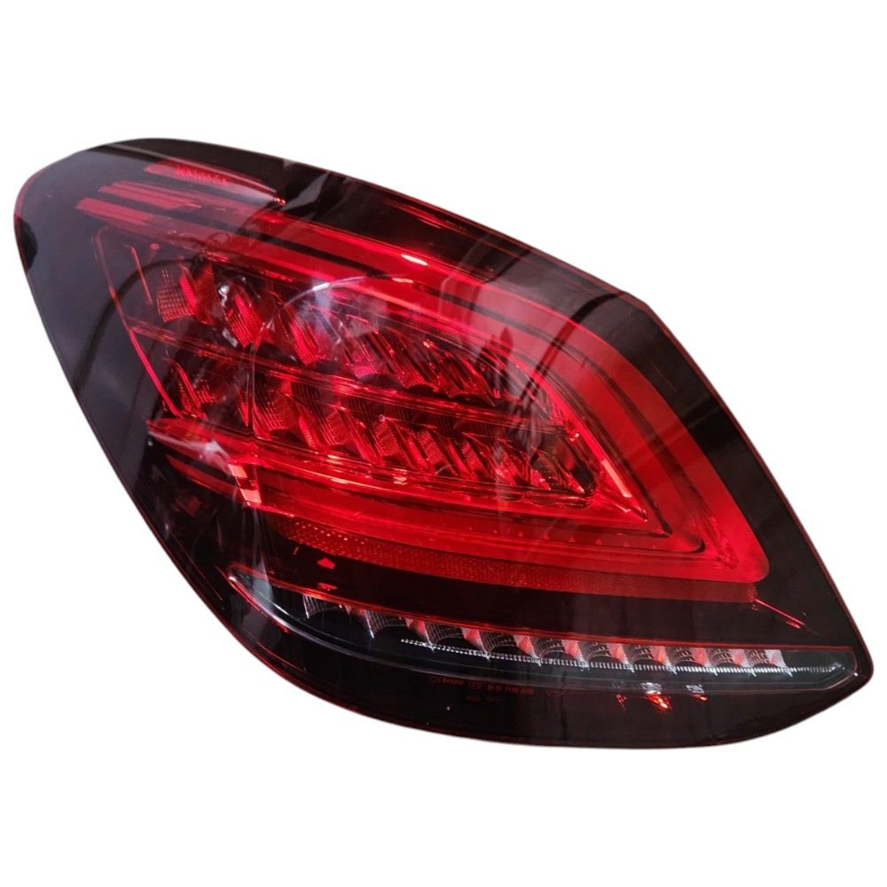 Lanterna Esquerda Mercedes C180 C200 C250 2018 2019 Direito/passageiro Vermelha 3