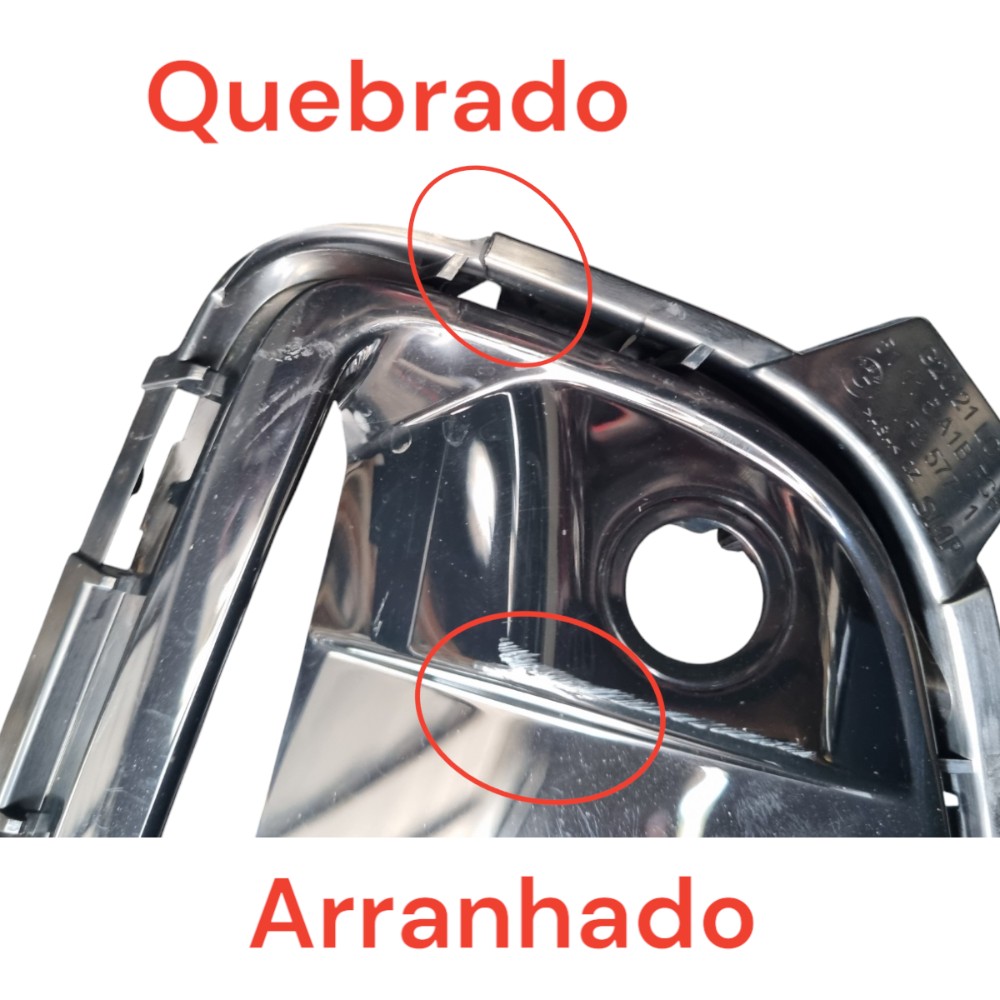 Grade Milha Direita Bmw 320i G20 G21 Arranhado Direito 1