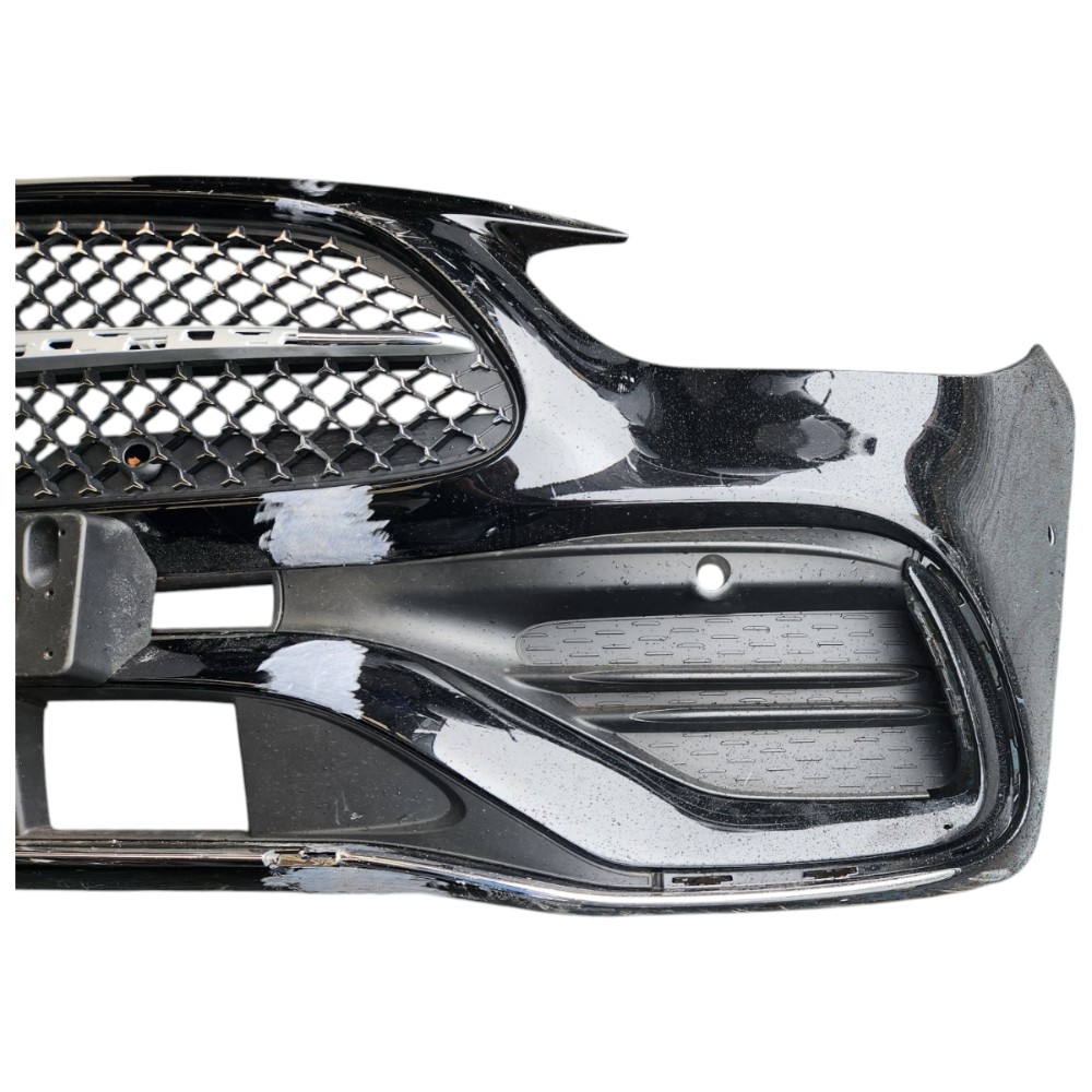 Parachoque Dianteiro Mercedes C300 Amg 2021 W206 Preto 5