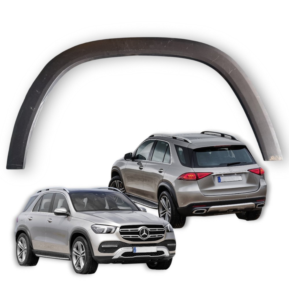 Alargador Moldura Paralama Direito Gle Mercedes 2020 Preto