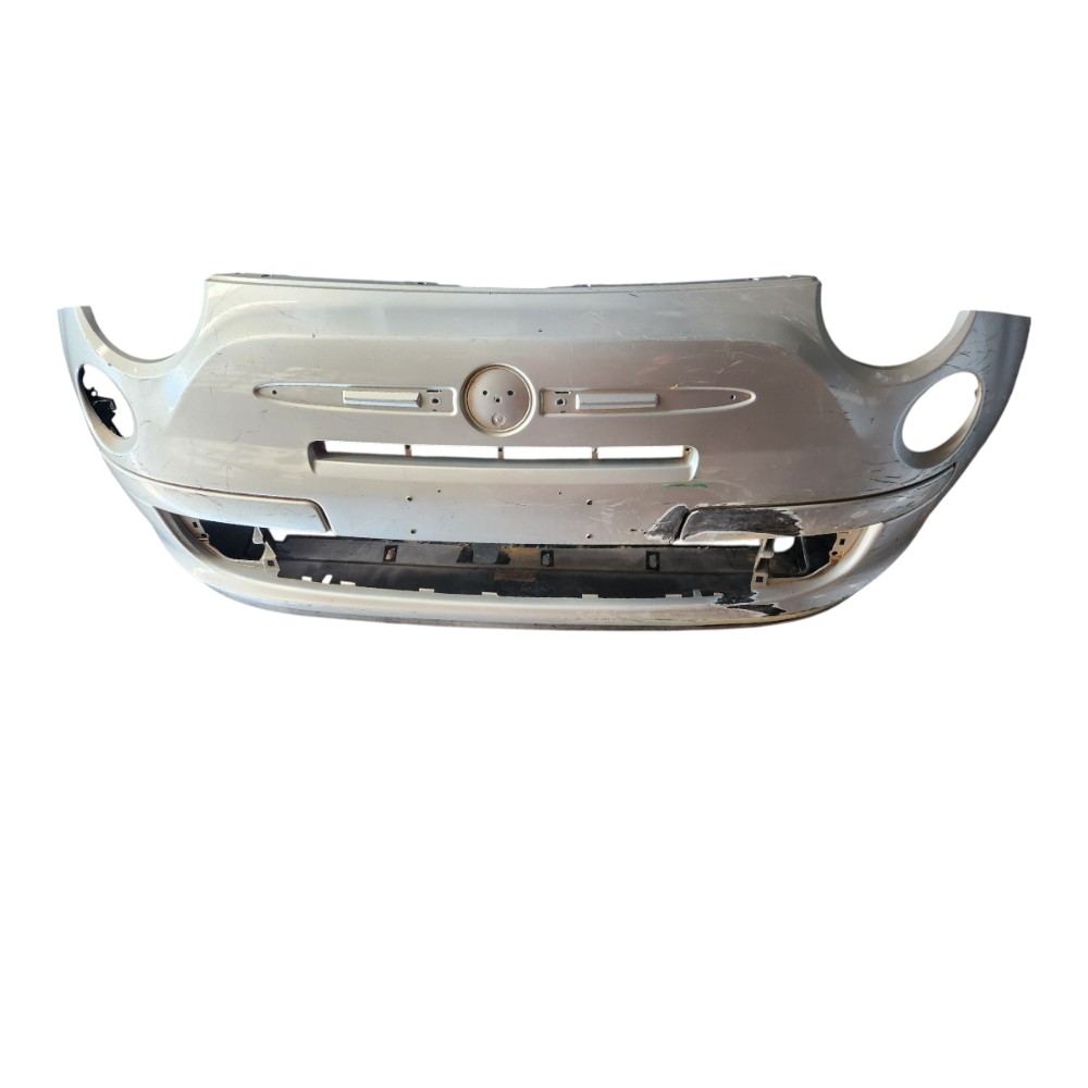 Parachoque Dianteiro Fiat 500 2010 2012 Prata 7