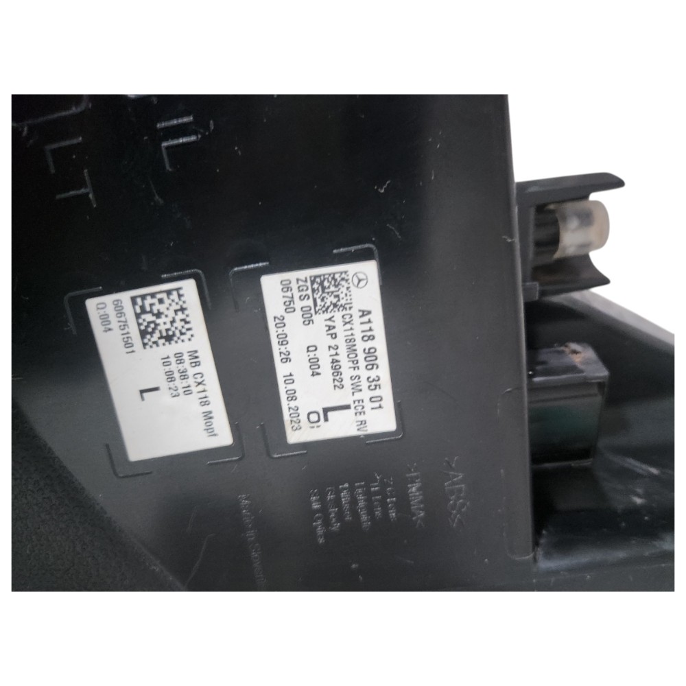 Lanterna Esquerda Mercedes Cla 2024 2025 Esquerdo/motorista Vermelha 5