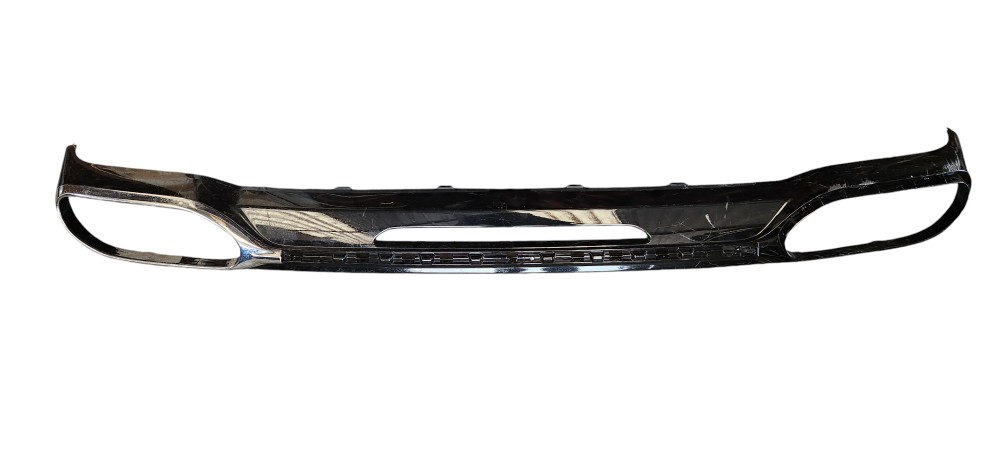 Spoiler Inferior Traseiro Mercedes Classe S 2014 2015 2016 Preto