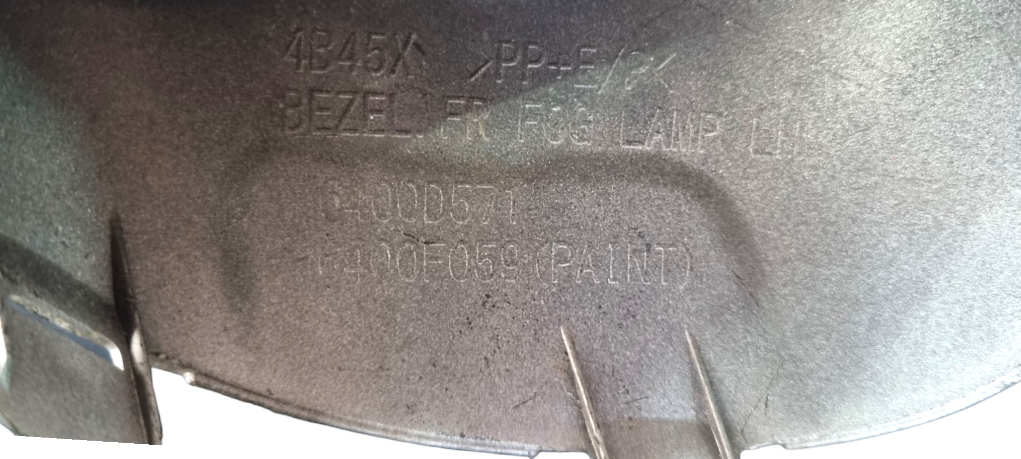 Grade Moldura Da Milha Esquerda Mitsubishi Outlander 2015 Prata Esquerdo 3