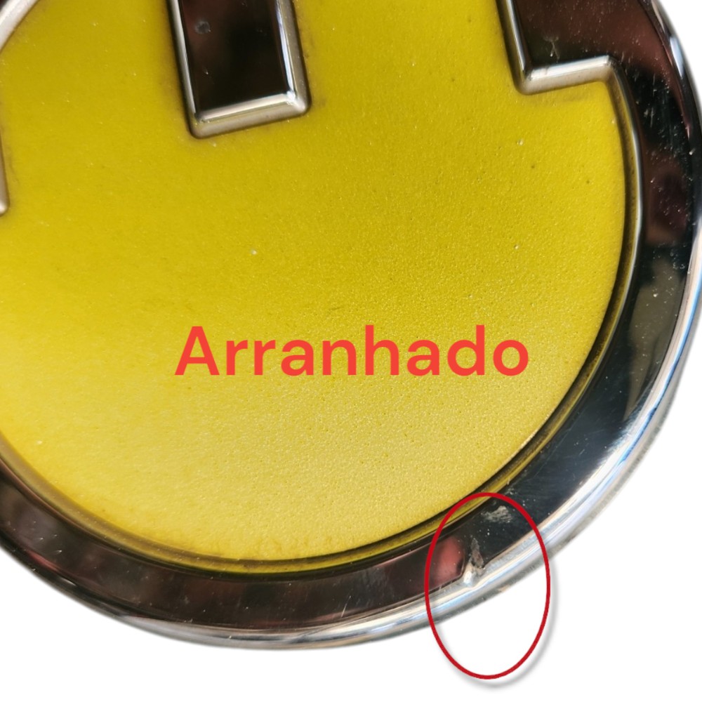 Emblema Simbolo Tampa Traseira Mini Cooper F56 Eletrico Amarelo 3