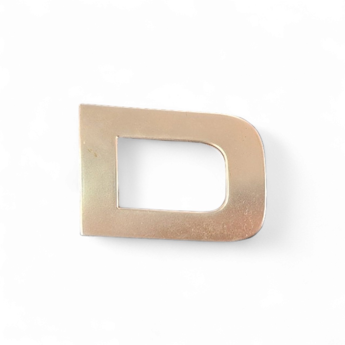 Emblema Símbolo Letra D Discovery  Prata