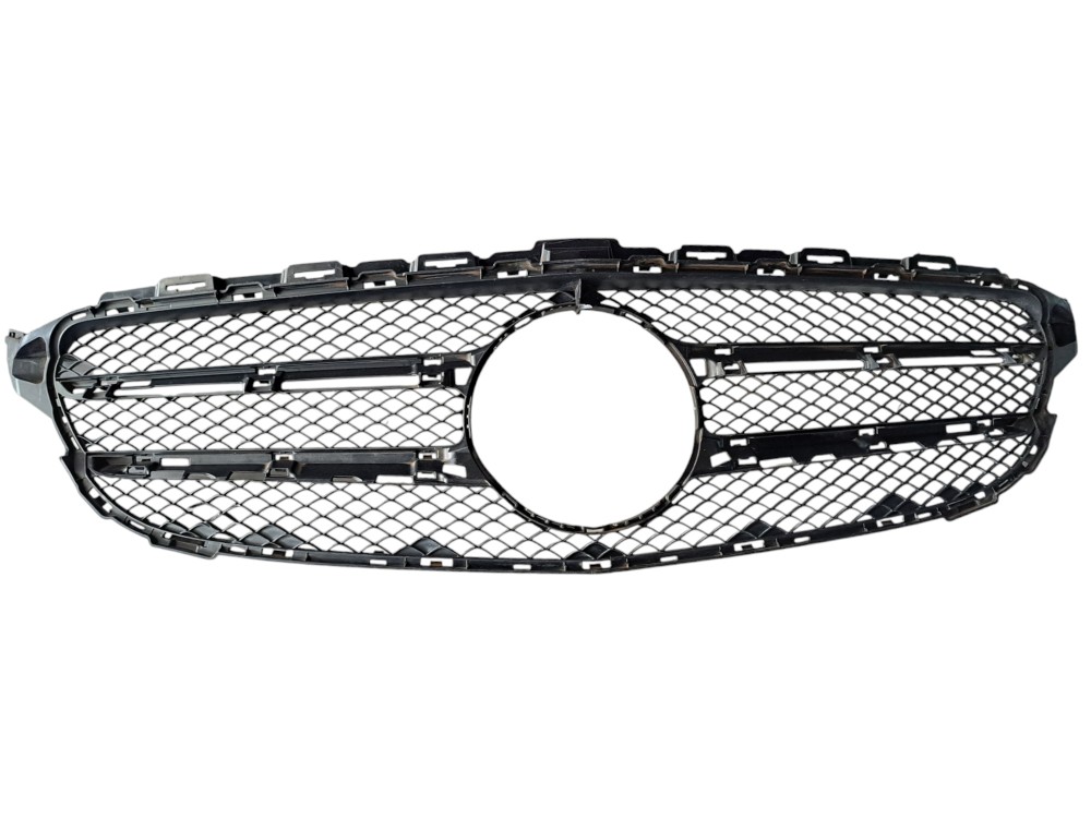 Grade Parachoque Mercedes C180 C200 2015 2016  Preto N/a